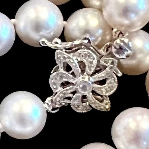 Akoya & Tahitian Diamond Necklace 53.5" Gold 13.50 mm Certified $11,975 216998 - Picture 9 of 14